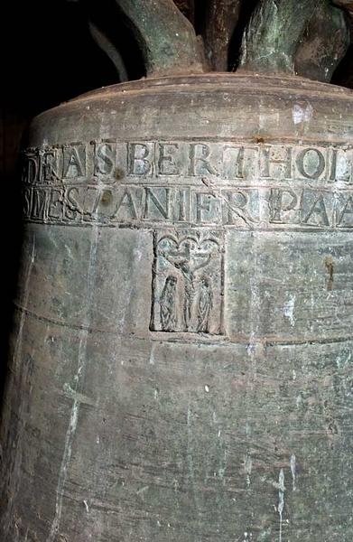 Détail avec Crucifixion entre la Vierge et saint Jean.