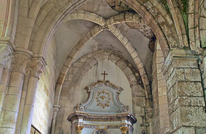 Voûtes de la chapelle Saint-Seine.