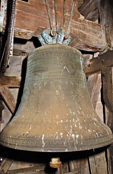 Grande cloche, vue d'ensemble du côté du portrait de Léon XIII.