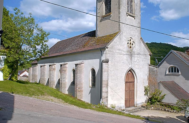 Façade et élévation gauche.