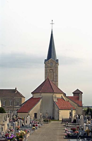 Vue d'ensemble côté chevet.