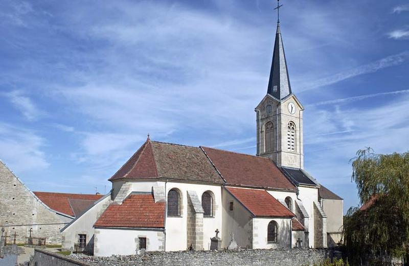 Elévation gauche, vue d'ensemble.