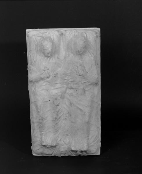 Maquette en plâtre du tombeau Pailloux-Haumonté.