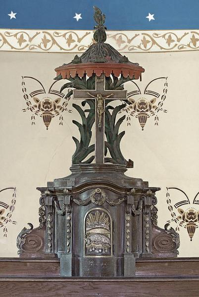 Maître-autel et tabernacle à dais d'exposition