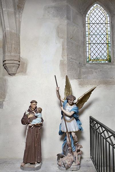 Saint Antoine de Padoue et saint Michel.