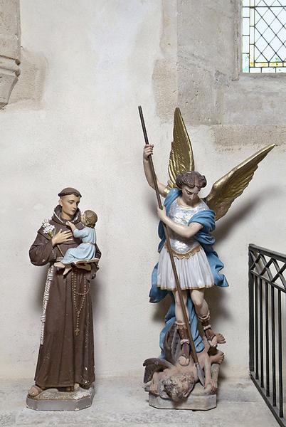 Saint Antoine de Padoue et saint Michel.