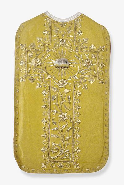 Vue d'ensemble de la chasuble.