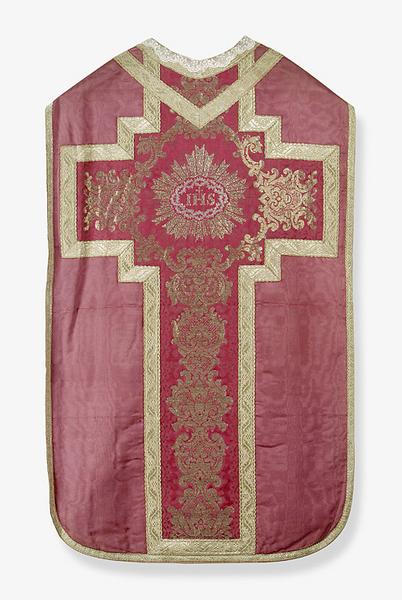 Vue d'ensemble de la chasuble.