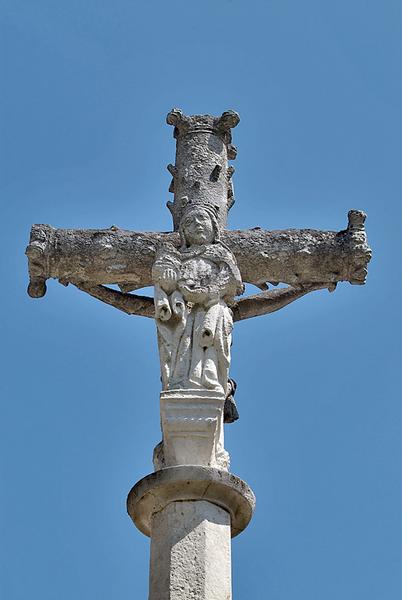 Détail : Vierge à l'Enfant, de face.