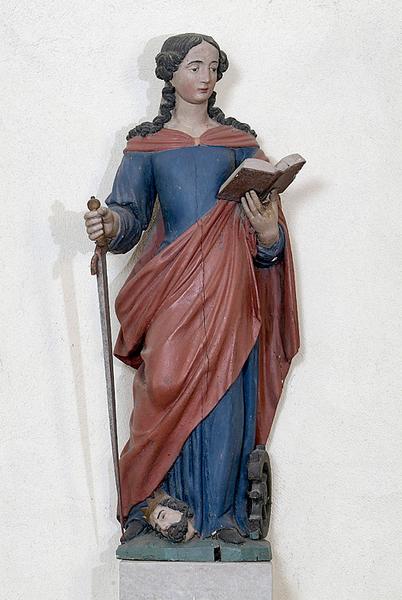 Statue : sainte Catherine