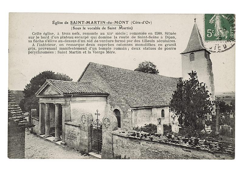 Eglise de SAINT-MARTIN-du-MONT (Côte-d'Or).