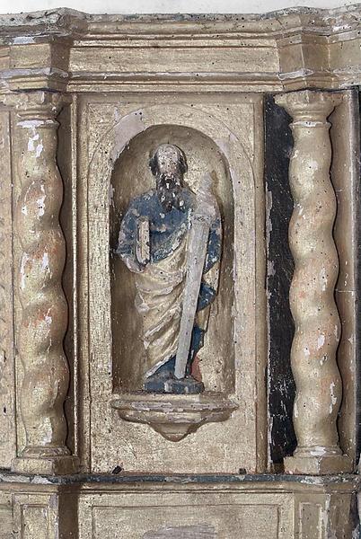 Statuette du tabernacle : saint Paul.