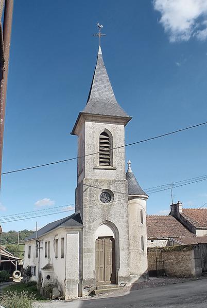 Façade et élévation gauche.