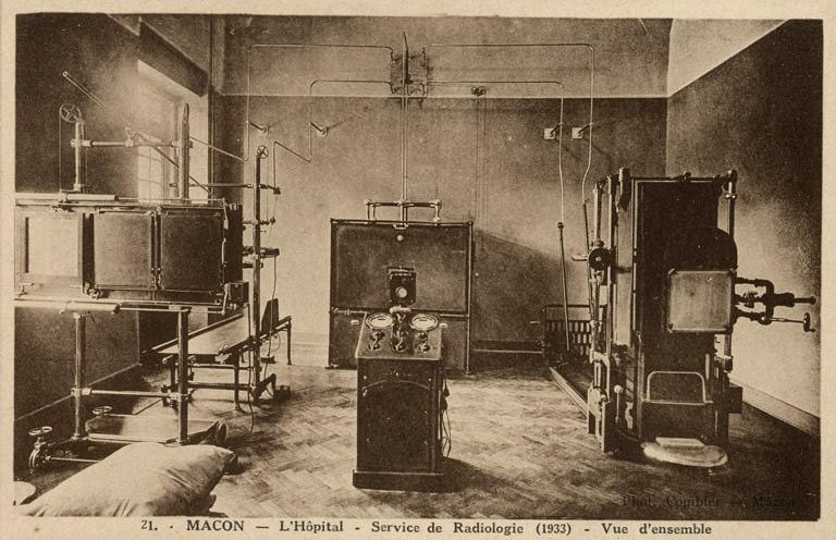 Service de radiologie (1933) - vue d'ensemble.