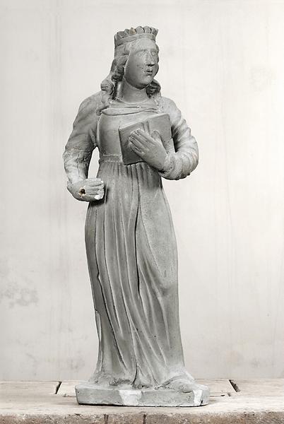 Statue : Sainte au livre