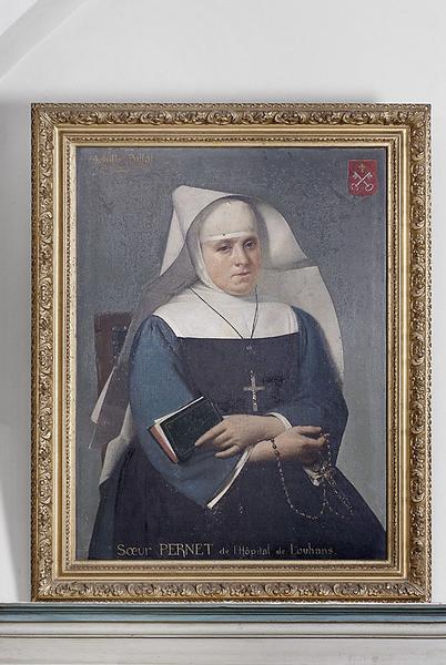 Tableau : portrait de soeur Noémie Pernet, supérieure