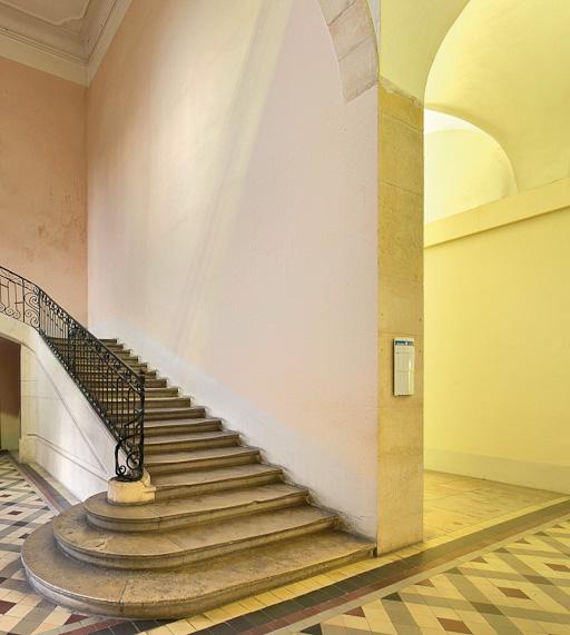 Départ de l'escalier.
