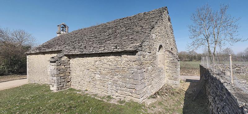 Elévation droite et chevet.