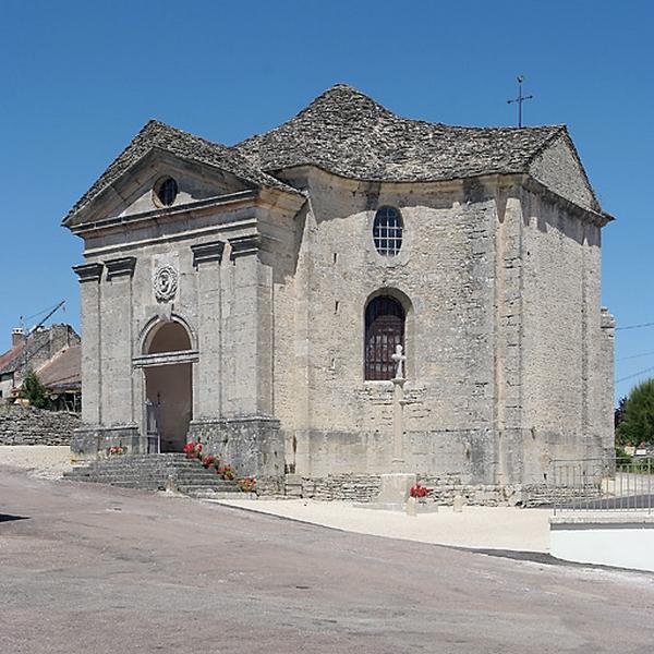 Façade et élévation gauche.