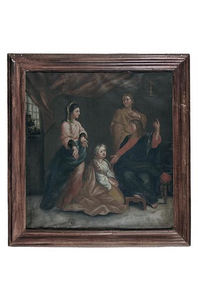 Tableaux en pendant : Visitation et Jésus chez Marthe et Marie