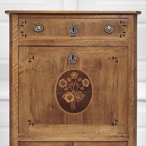 Secrétaire à abattant : bas d'armoire-secrétaire à abattant