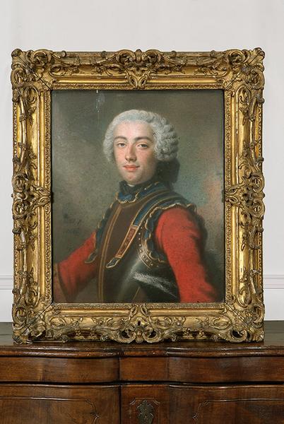 Tableau et son cadre : portrait de Louis-Claude de Clermont-Montoison