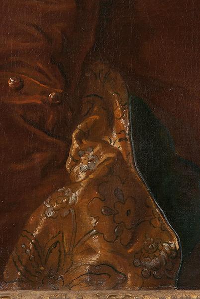 Tableau et son cadre : portrait de Charles de La Boutière