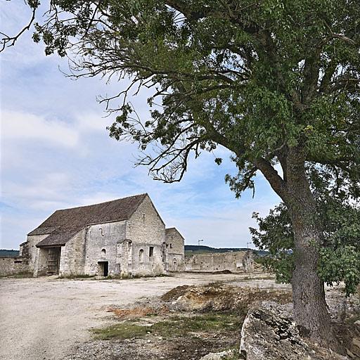 Vue d'ensemble, façade postérieure.