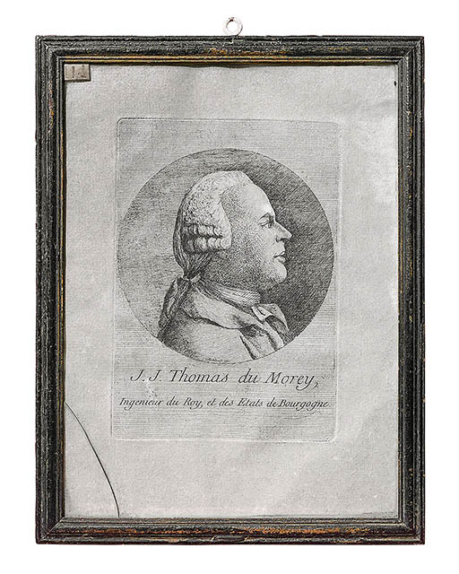 Portrait de l'ingénieur du Roy et des Etats de Bourgogne, Thomas du Morey.