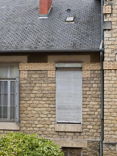 Pavillon Bricheteau (pédiatrie) : détail de la mise en oeuvre.