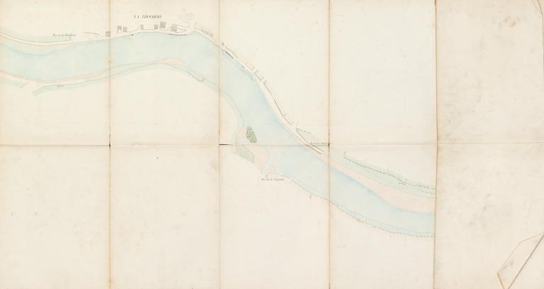 La Seille : profils de Louhans à La Truchère. Détail du port de La Truchère.