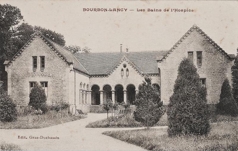 BOURBON-LANCY - Les Bains de l'Hospice (Edit. Gras-Duchassin).
