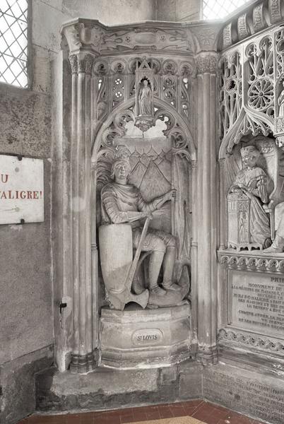 Travée gauche : saint Louis.