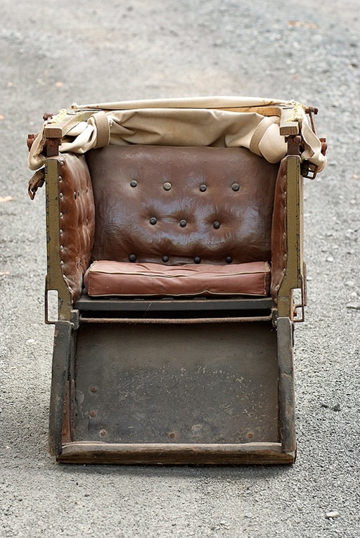 Ensemble de deux chaises à porteurs
