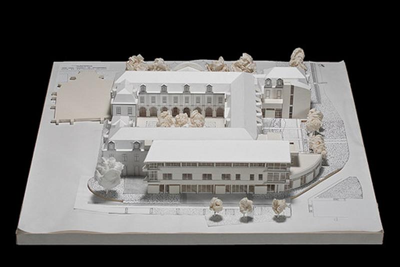 Maquette de l'hôpital Saint-Jean