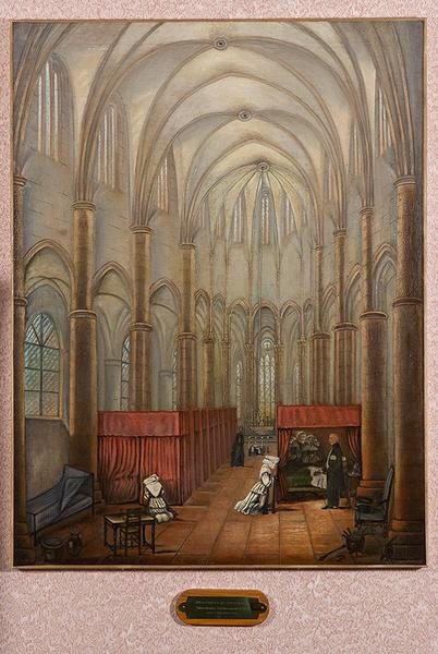 Vue d'ensemble du tableau daté 1855.