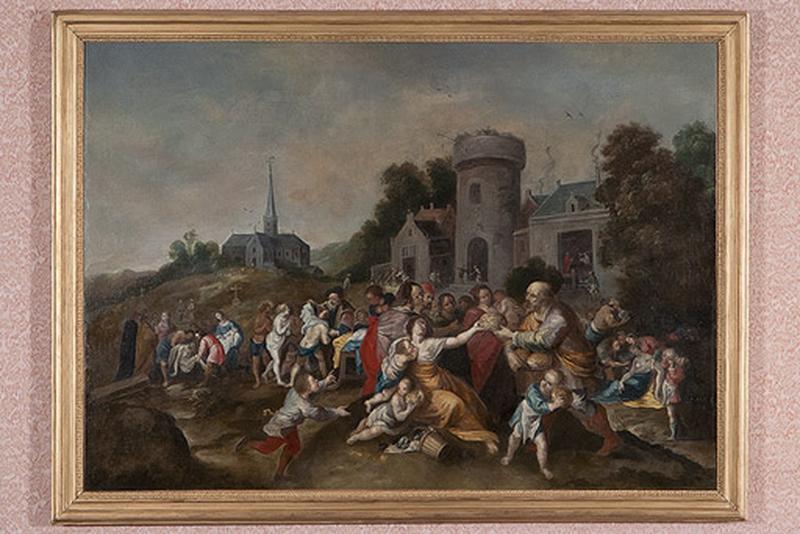 Tableau : Les oeuvres de miséricorde