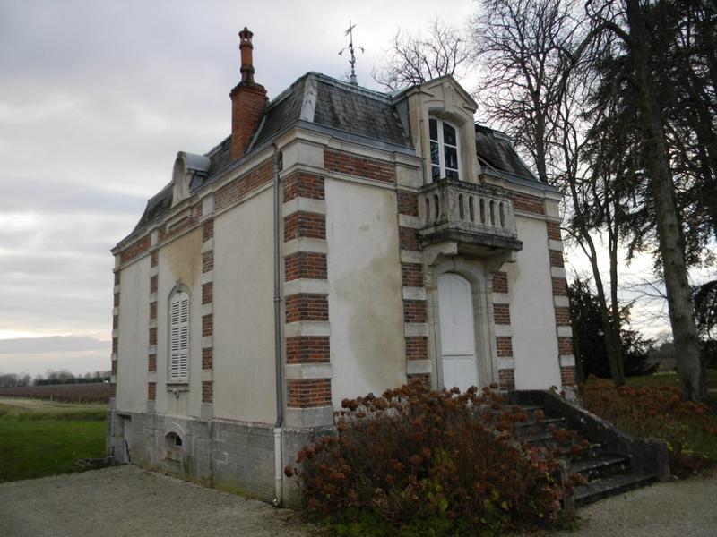 Angle sud-ouest du pavillon au nord du parc.
