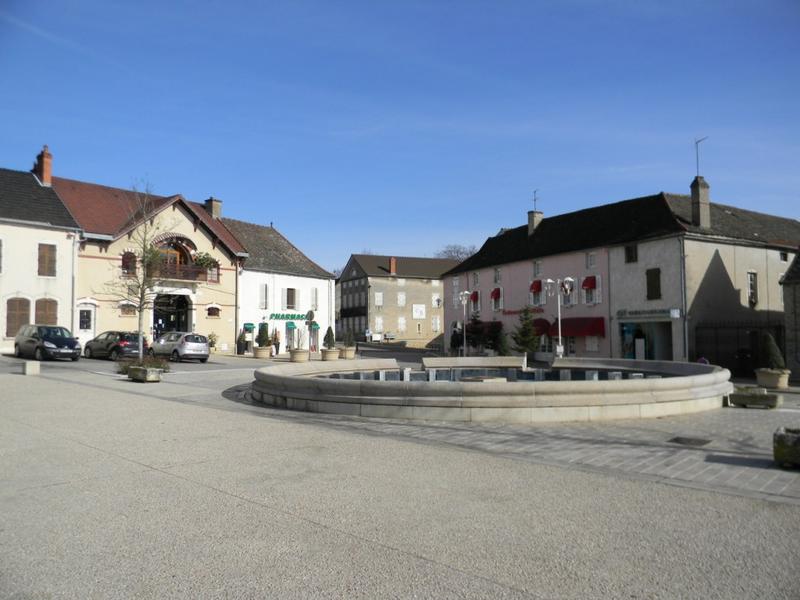 Fontaine place du Jet-d'Eau.