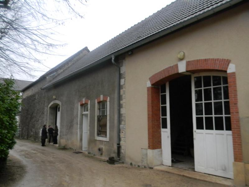 Façade sud des cuveries.