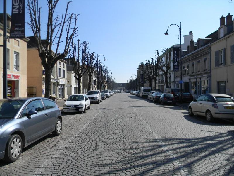 Vue vers la gare.