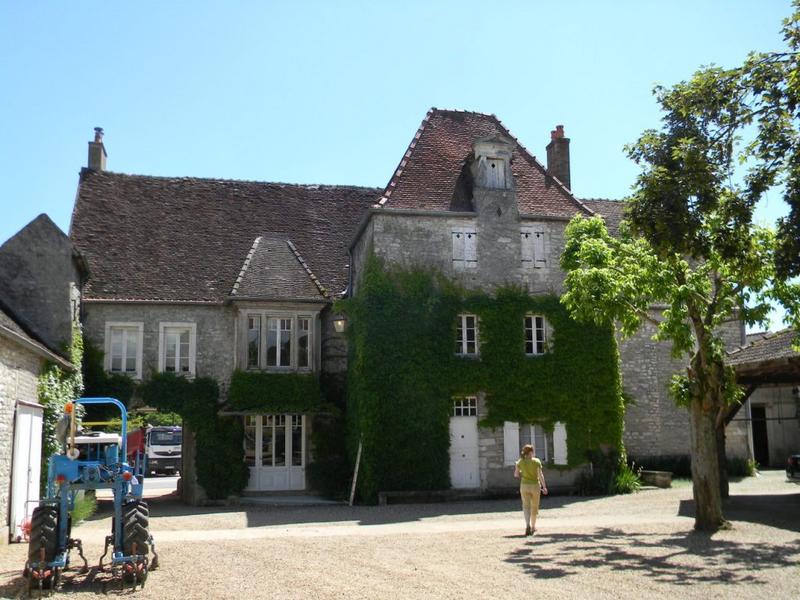 Façade ouest de la maison.