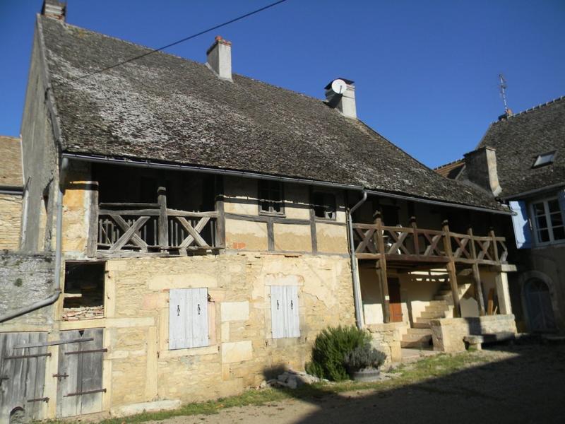 Façade est de la maison dans l'angle nord-ouest de l'ensemble sur cour rue des Jardins.