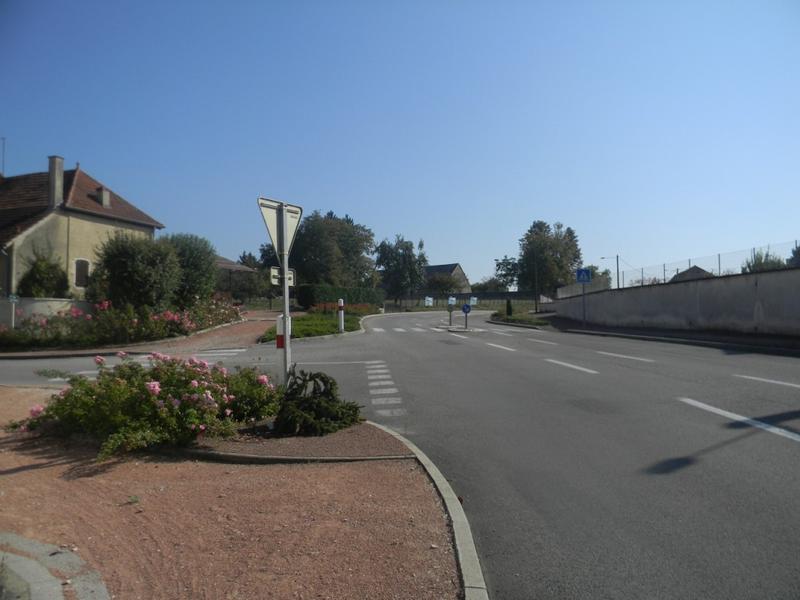 Vue vers l'est (RD 973).