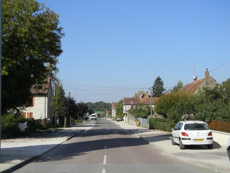 Vue vers le nord (rue de la Fontaine).