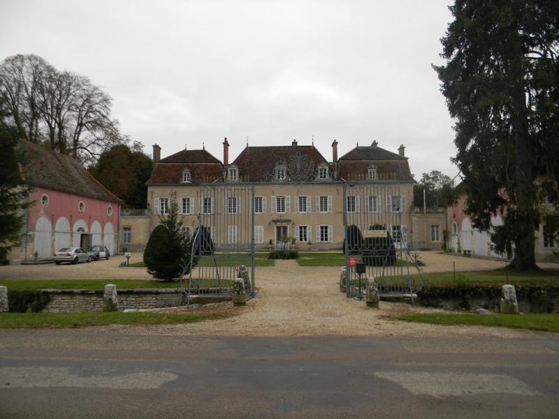 Façade nord-ouestdu château.