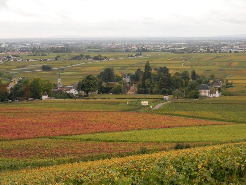Vue du village depuis le chemin des Languettes.