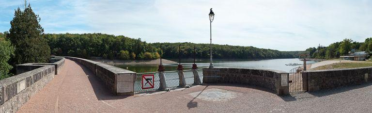 Vue d'ensemble du réservoir.