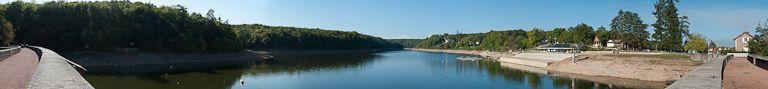 Vue d'ensemble du réservoir.