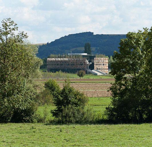 Vue du muséoparc d'Alésia ouvert en 2012 au public.